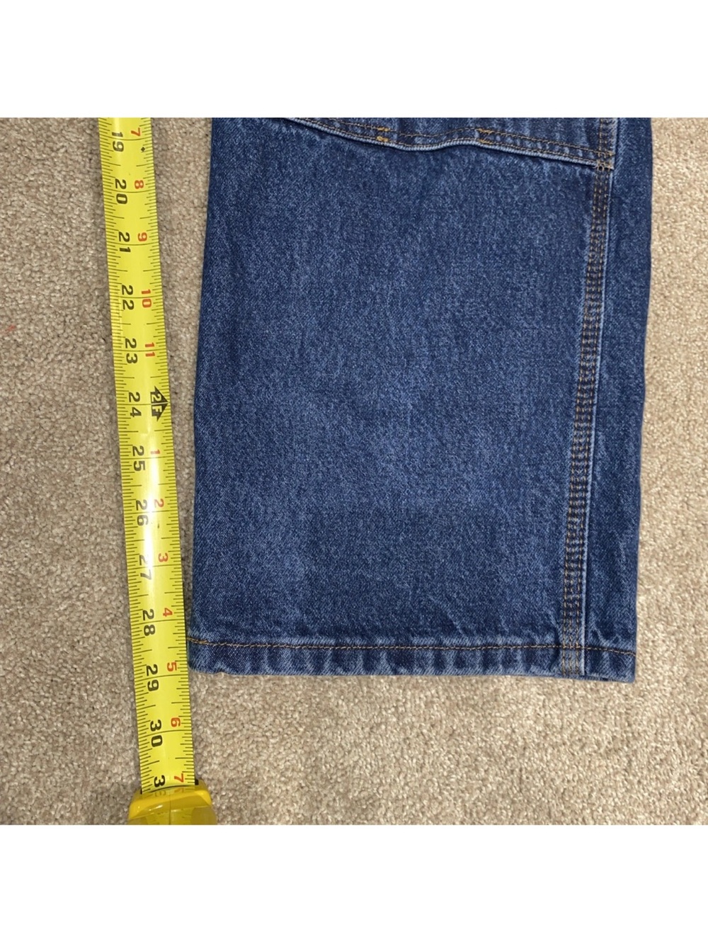 Key Double Knee Jeans Men’s 42 X 30 Carpenter Has Some Fading Workwear - Picture 7 of 8